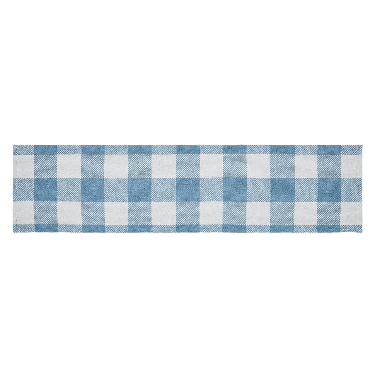 Annie Buffalo Check Blue Runner 12x48 - The Fox Decor