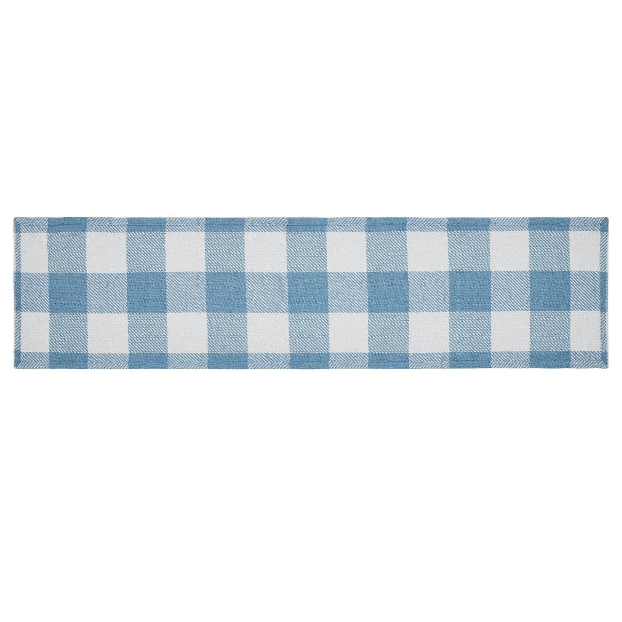 Annie Buffalo Check Blue Runner 12x48 - The Fox Decor