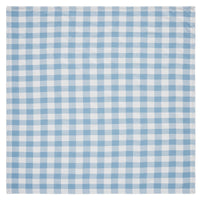 Annie Buffalo Check Blue Table Topper 40x40 - The Fox Decor