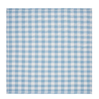 Annie Buffalo Check Blue Table Topper 40x40 - The Fox Decor