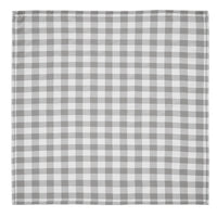Annie Buffalo Check Grey Table Topper 40x40 - The Fox Decor