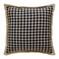 Black Check Star Pillow 12x12 - The Fox Decor