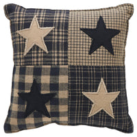 Black Check Star Pillow 6x6 - The Fox Decor