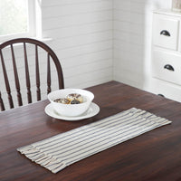 Kaila Ticking Stripe Ruffled Runner 8x24 - The Fox Decor
