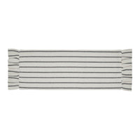 Kaila Ticking Stripe Ruffled Runner 8x24 - The Fox Decor