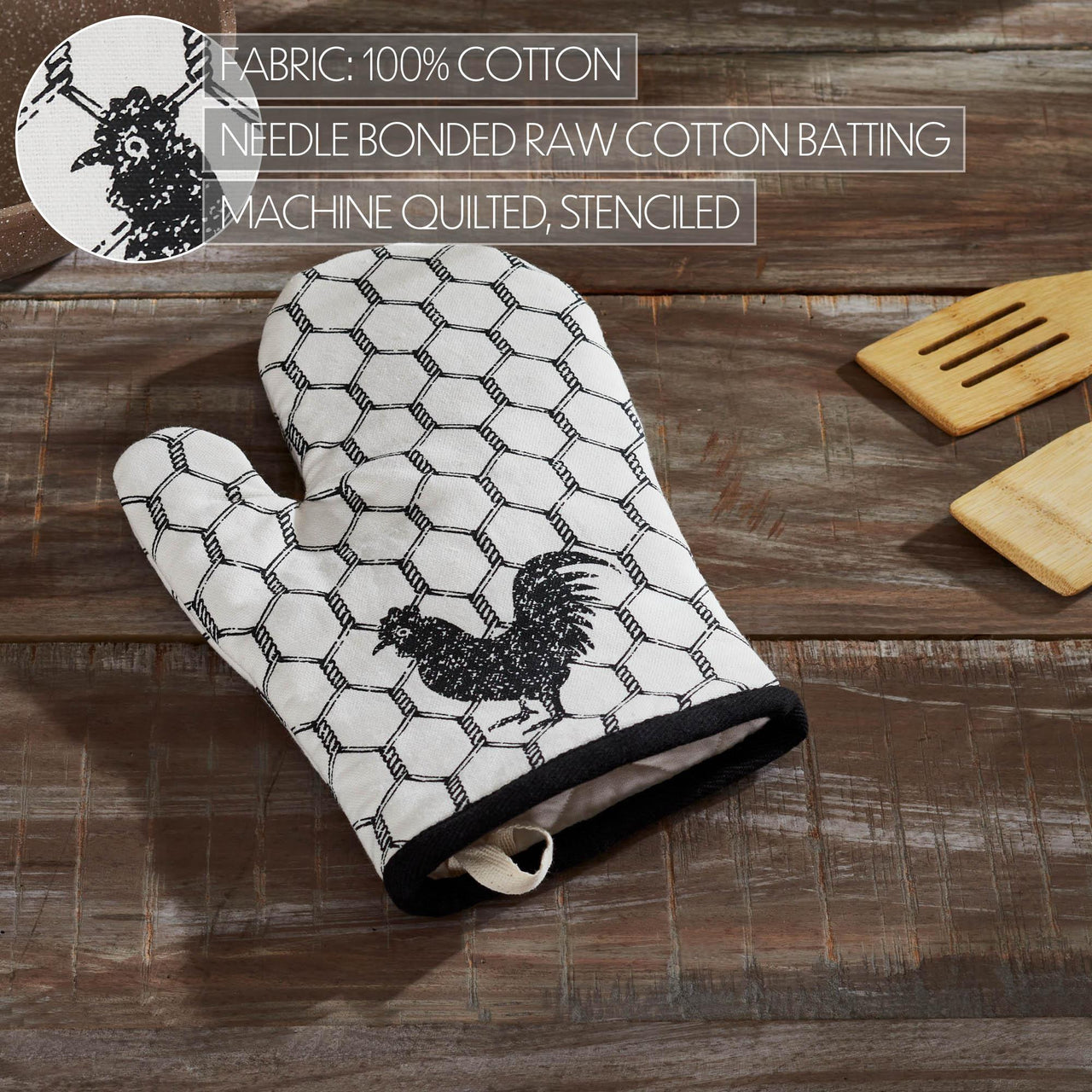 Down Home Oven Mitt - The Fox Decor