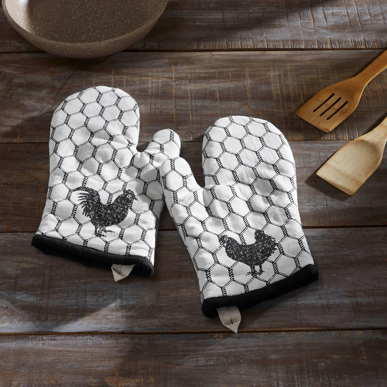 Down Home Oven Mitt Set of 2 - The Fox Decor