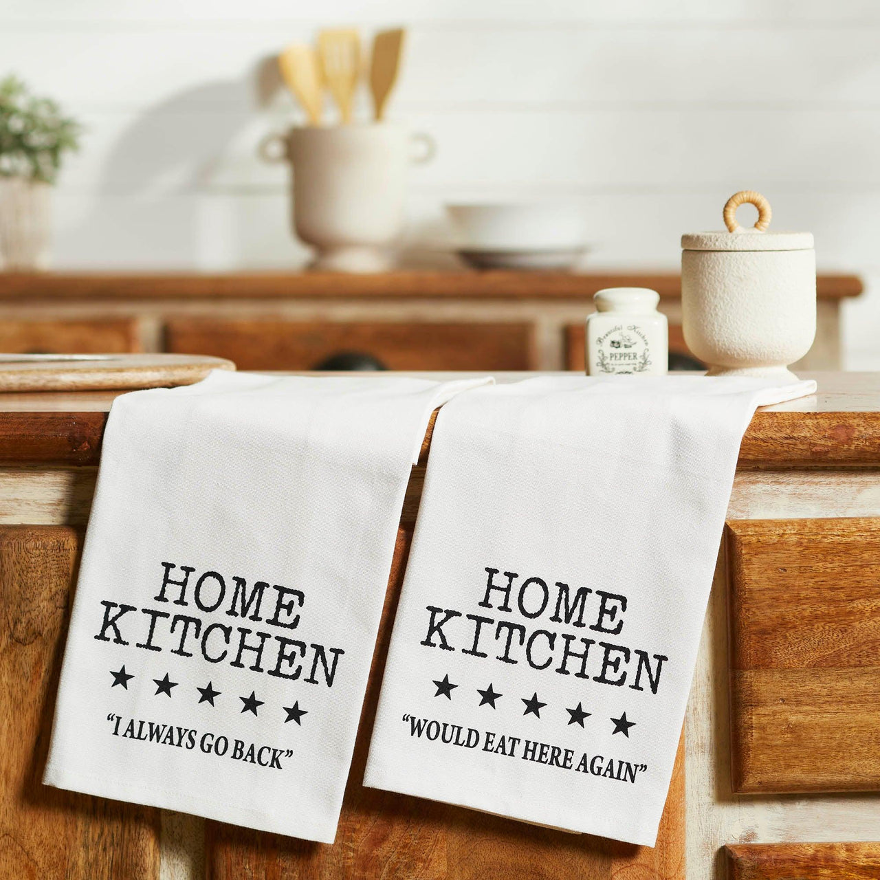 Down Home 5 Star Review Tea Towel Set of 2 19x28 - The Fox Decor