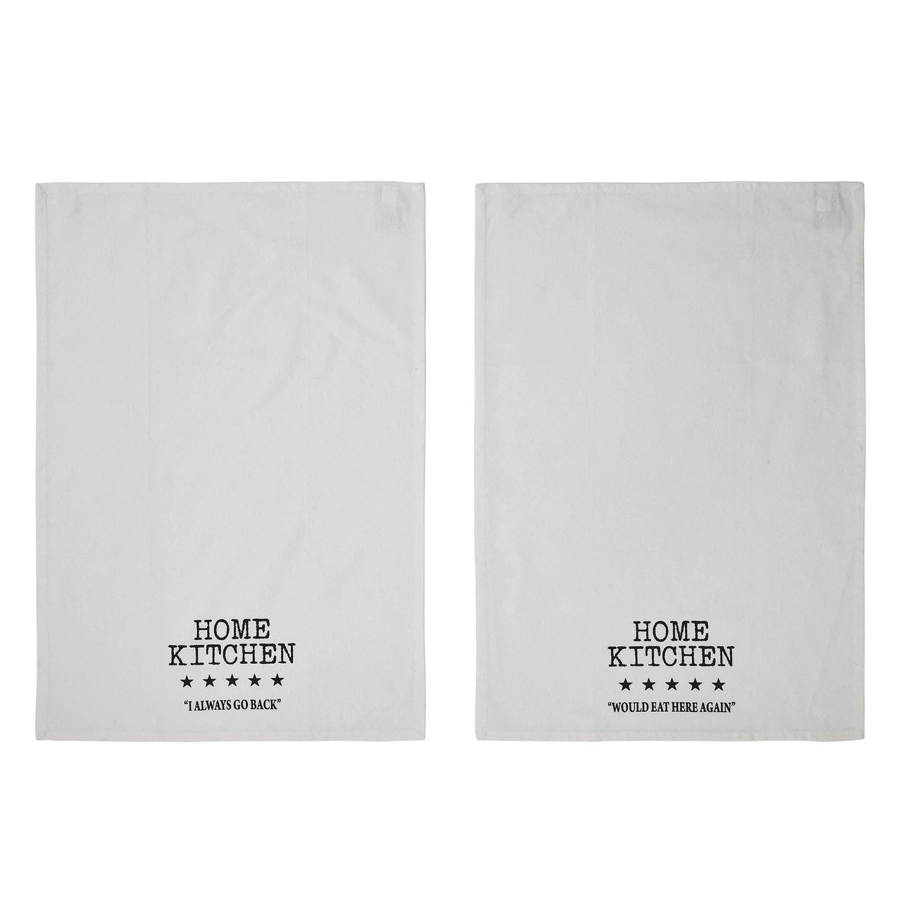 Down Home 5 Star Review Tea Towel Set of 2 19x28 - The Fox Decor