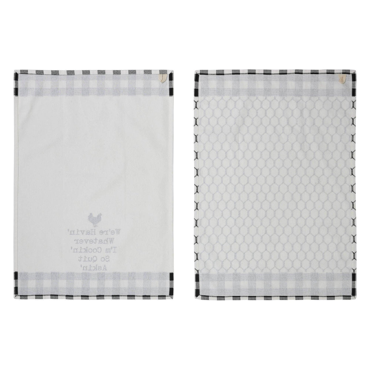 Down Home Whatever I'm Cookin Tea Towel Set of 2 19x28 - The Fox Decor