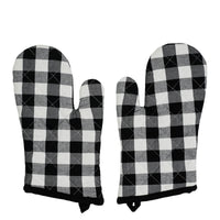 Thumbnail for Annie Buffalo Check Black Oven Mitt Set of 2