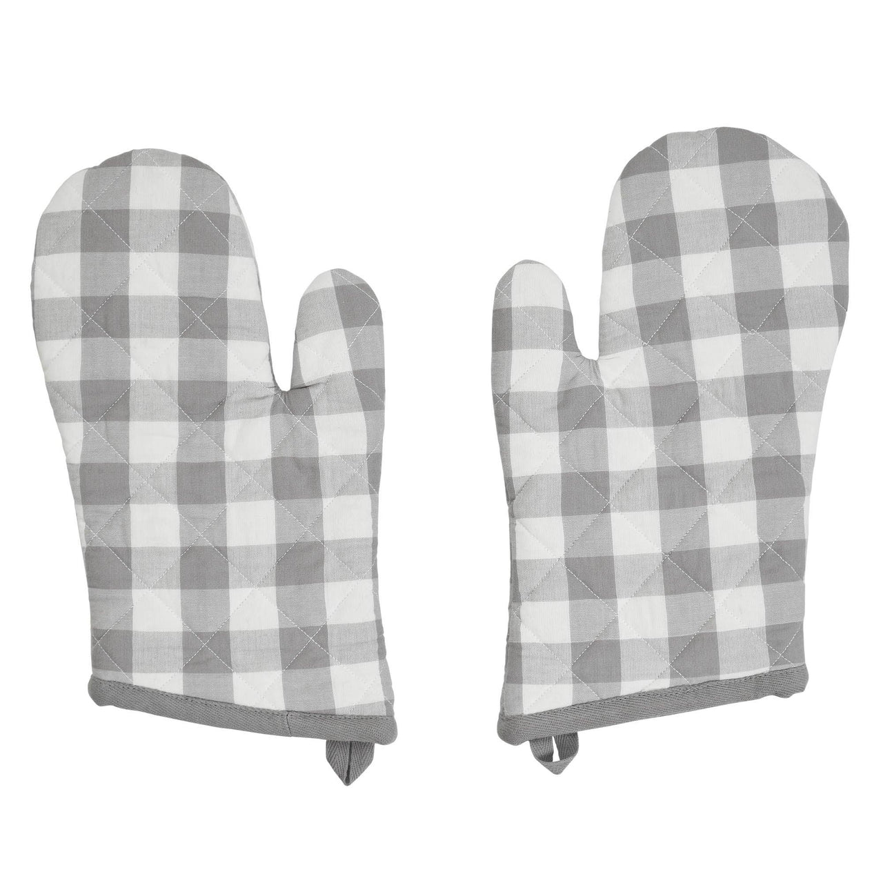 Annie Buffalo Check Grey Oven Mitt Set of 2 - The Fox Decor