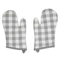 Annie Buffalo Check Grey Oven Mitt Set of 2 - The Fox Decor