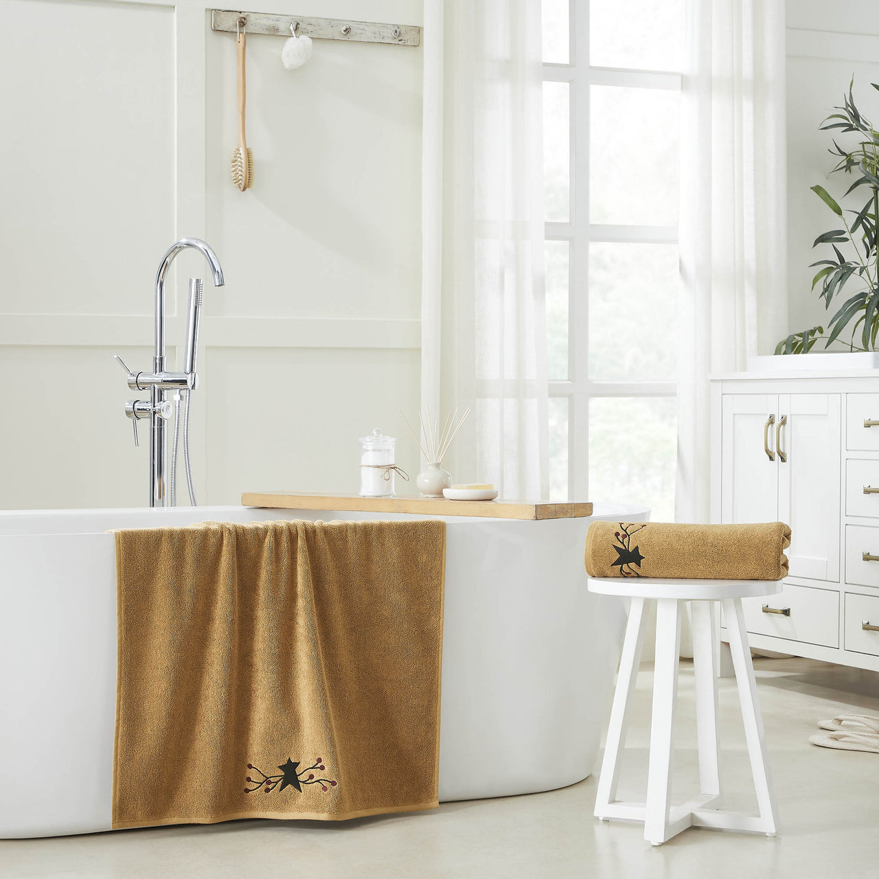 Pip Vinestar Bath Towel Set of 2 27x54 VHC Brands