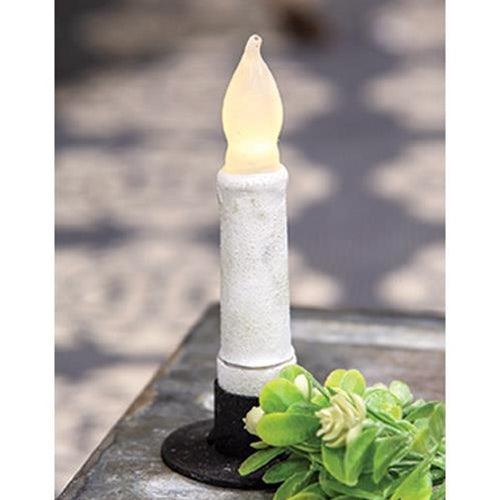 White Cement Look Timer Taper 4 - The Fox Decor