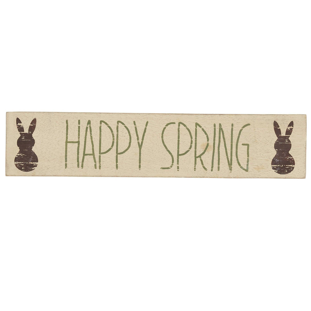 Happy Spring Wooden Sign 3x14 - The Fox Decor