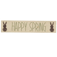 Happy Spring Wooden Sign 3x14 - The Fox Decor