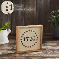 Thumbnail for 1776 Stars Wooden Sign 7x7