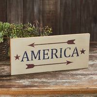 Thumbnail for America Red Arrows Wooden Sign 16x7