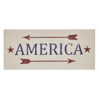 Thumbnail for America Red Arrows Wooden Sign 16x7