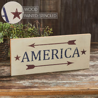 Thumbnail for America Red Arrows Wooden Sign 16x7