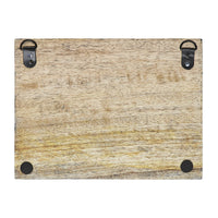 Bless The Lord Blue Wooden Sign 6x8x1.5 - The Fox Decor