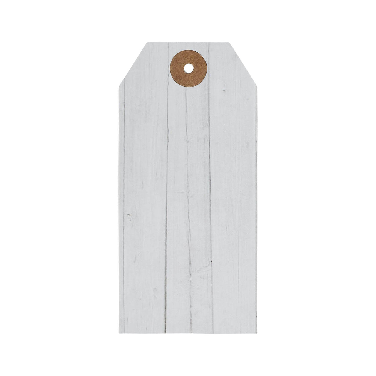Faceted Barn Star Barnwood Paper Tag Charcoal 4.75x2.25 w/ Twine Set of 50 - The Fox Decor