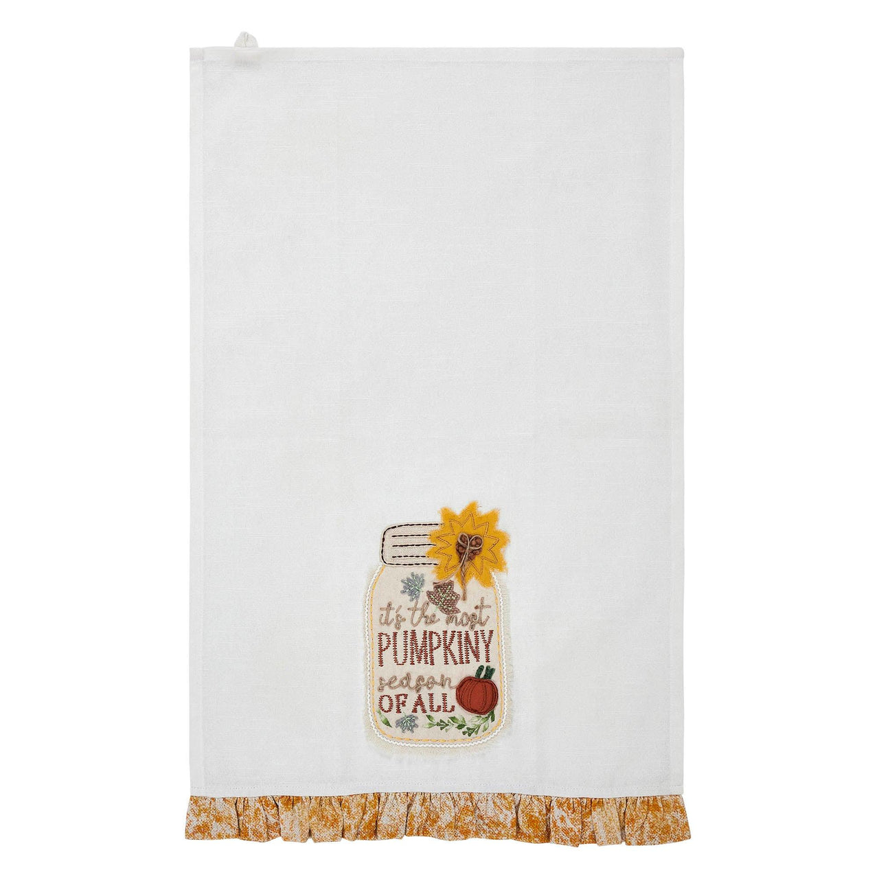 Pumpkiny Season Tea Towel 19x28 - The Fox Decor