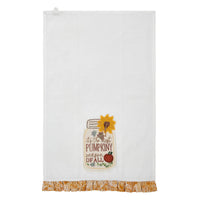 Pumpkiny Season Tea Towel 19x28 - The Fox Decor