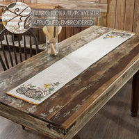 Autumn Pumpkin Patch Stripes Runner 12x72 VHC Brands - The Fox Decor