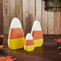 Candy Corn Wood Decor Set of 3 Sizes - The Fox Decor