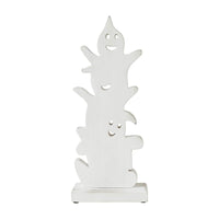 Ghost Stack BOO Wooden Figurine 16x6.5x2 - The Fox Decor