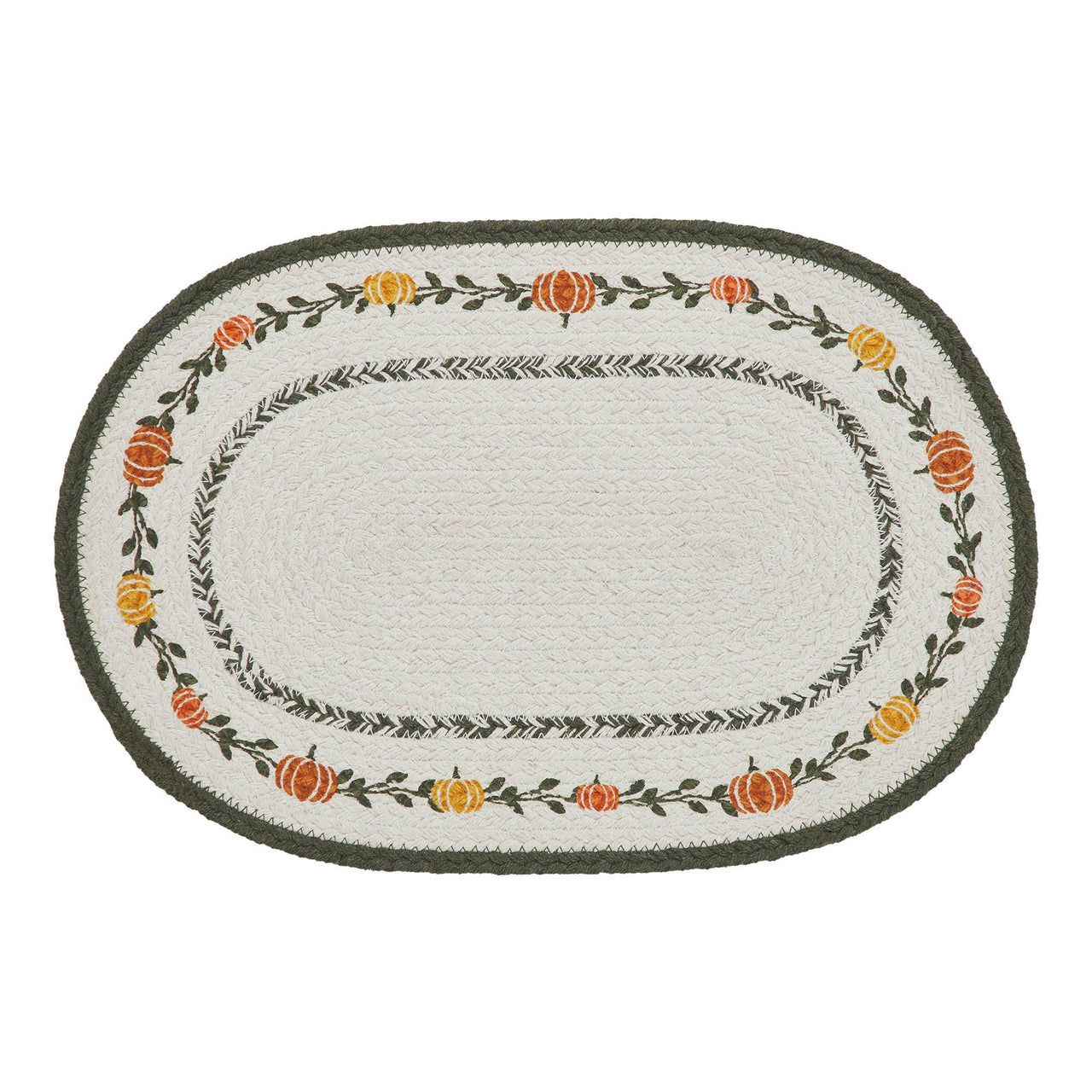 Pumpkin Bounty Oval Placemat Stencil 10x15 - The Fox Decor
