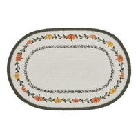 Pumpkin Bounty Oval Placemat Stencil 10x15 - The Fox Decor