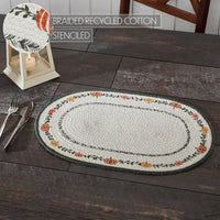 Pumpkin Bounty Oval Placemat Stencil 13x19 - The Fox Decor