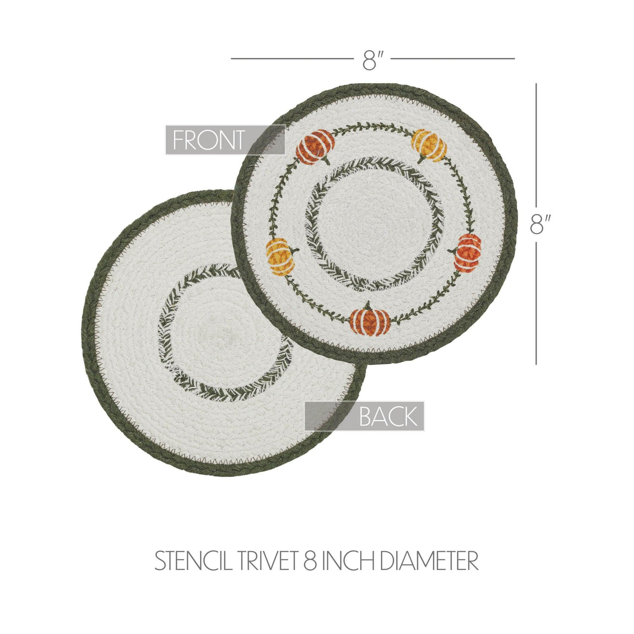 Pumpkin Bounty Stencil Trivet 8 - The Fox Decor