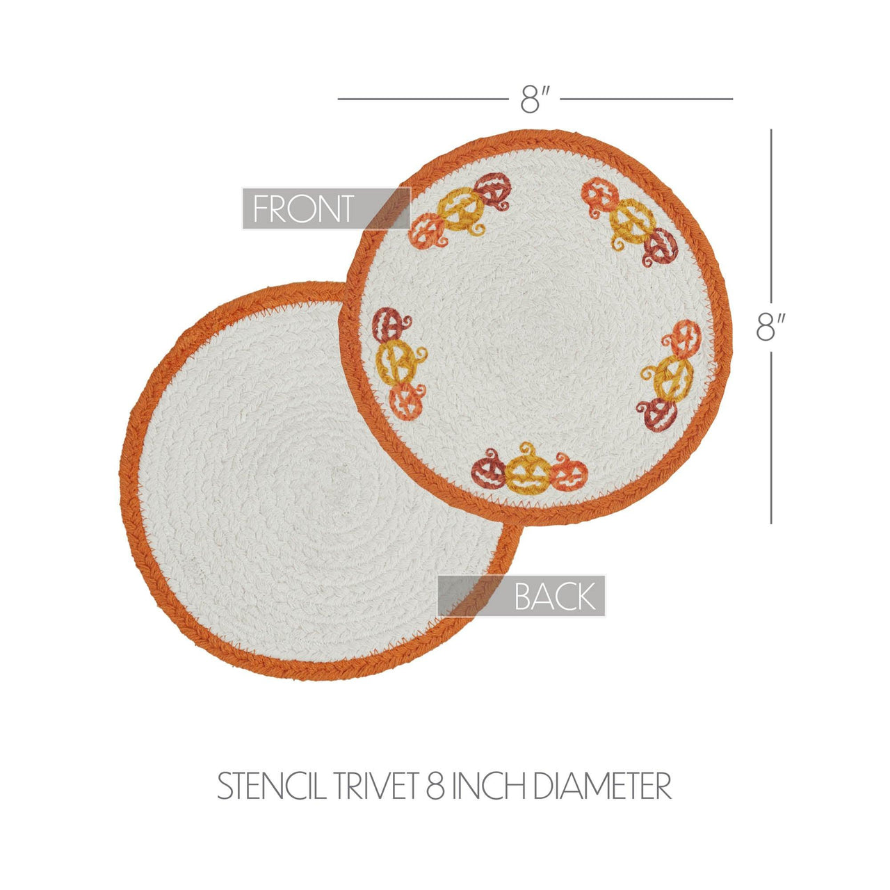 Country Halloween Stencil Trivet 8 - The Fox Decor