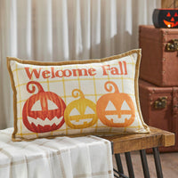 Country Halloween Welcome Fall Pillow 14x22 - The Fox Decor