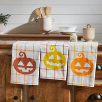 Country Halloween Tea Towel Set of 3 19x28 - The Fox Decor