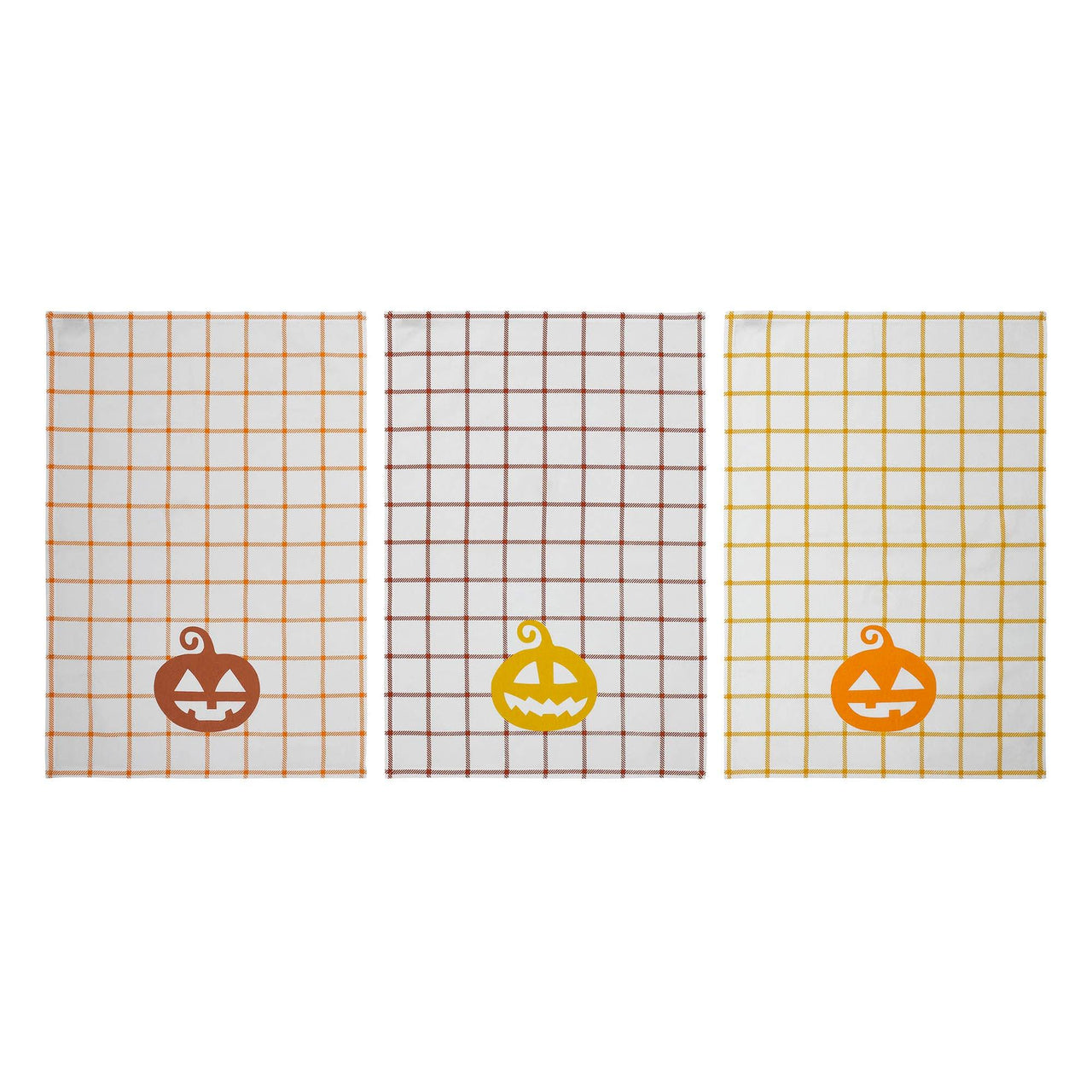 Country Halloween Tea Towel Set of 3 19x28 - The Fox Decor