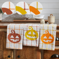 Country Halloween Tea Towel Set of 3 19x28 - The Fox Decor
