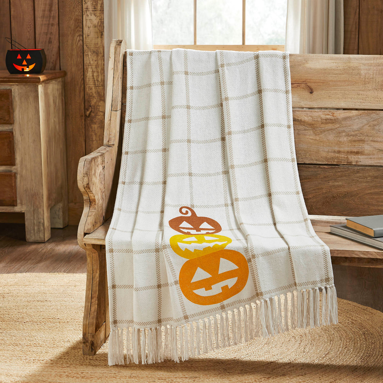 Country Halloween Woven Throw 50x60