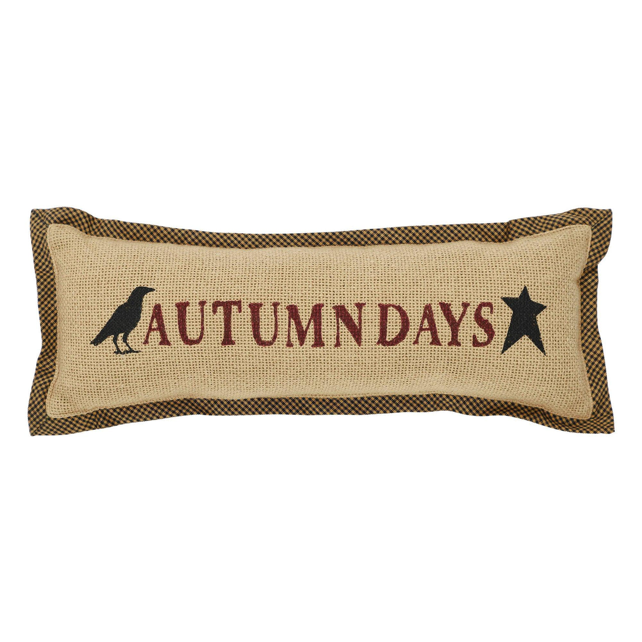 Raven Harvest Autumn Days Pillow 5x15 - The Fox Decor