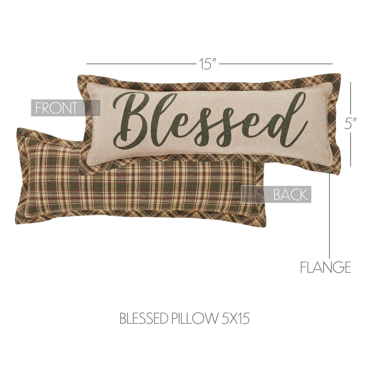 Harvest Blessings Blessed Pillow 5x15 - The Fox Decor