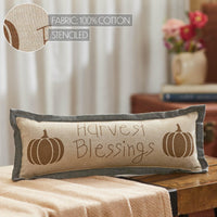 Harvest Blessings Pumpkin Pillow 5x15 - The Fox Decor