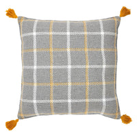 Harvest Blessings Peaceful & Thankful Woven Pillow 14x14 - The Fox Decor