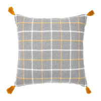 Harvest Blessings Woven Plaid Pillow 18x18 - The Fox Decor