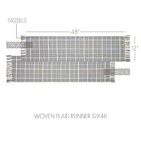 Harvest Blessings Woven Plaid Runner 12x48 - The Fox Decor