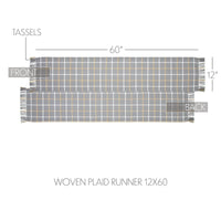 Harvest Blessings Woven Plaid Runner 12x60 - The Fox Decor