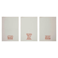 Harvest Blessings Tea Towel Set of 3 19x28 - The Fox Decor